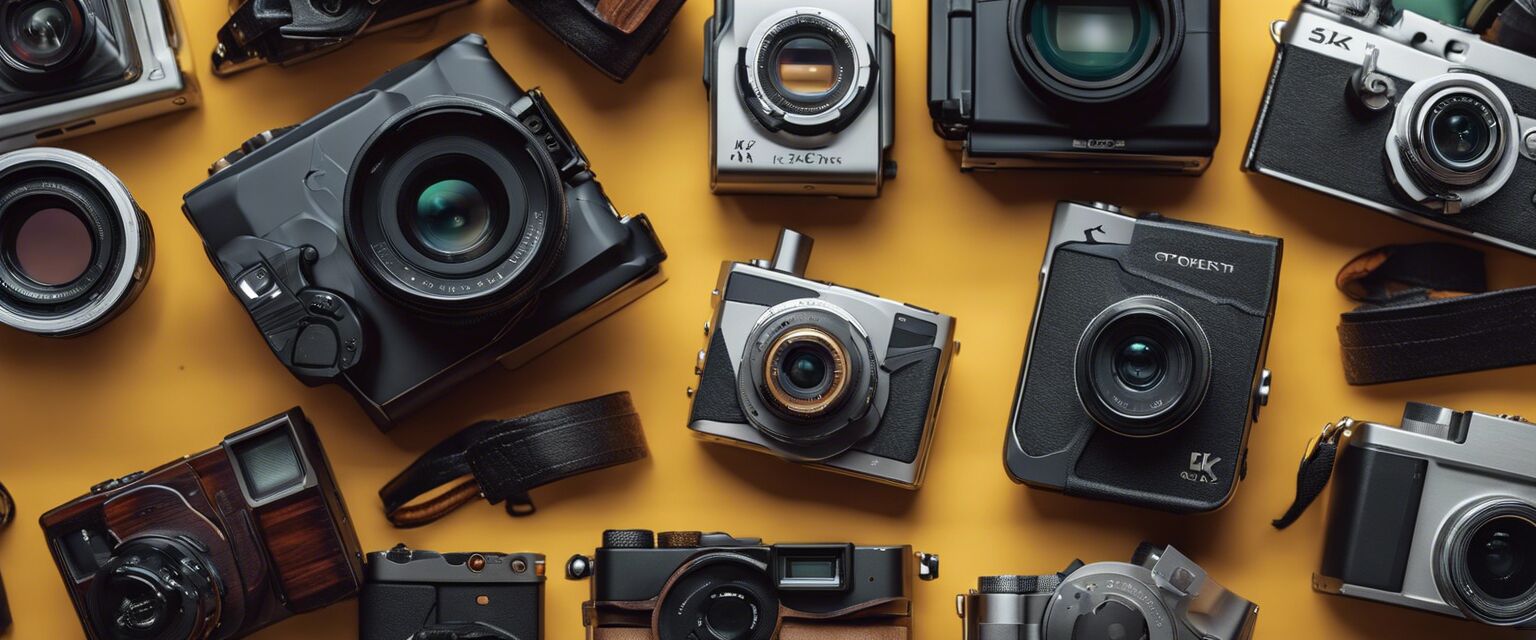 Collection of point-and-shoot cameras